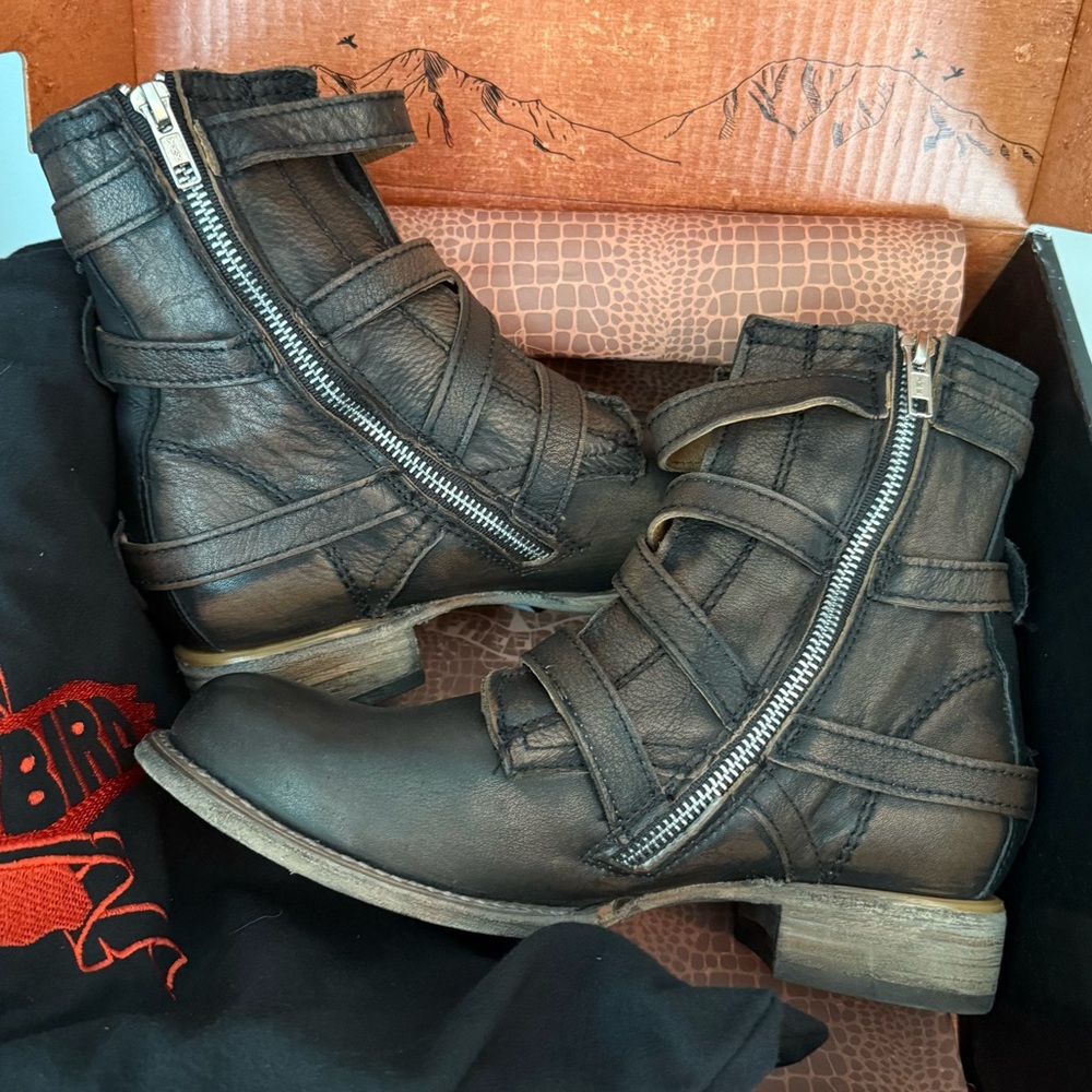 Freebird Raine Boots Black SZ9